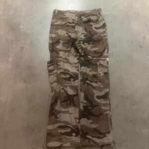 Vintage Y2K baggy wide leg camo cargo‎ utility paratrooper pants